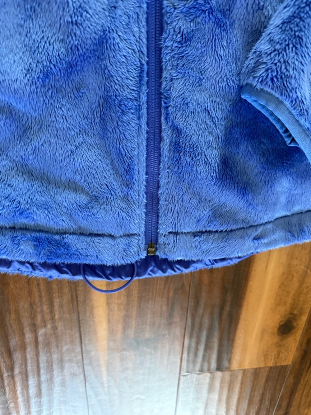 The North Face Royal Blue Plush Fleece Jacket - Picture 6 of 6
